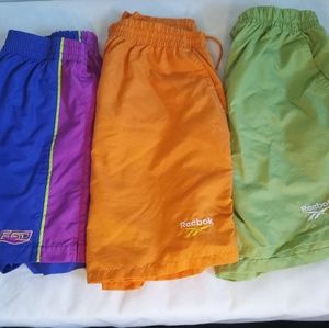 Reebok & Saucony vintage running shorts